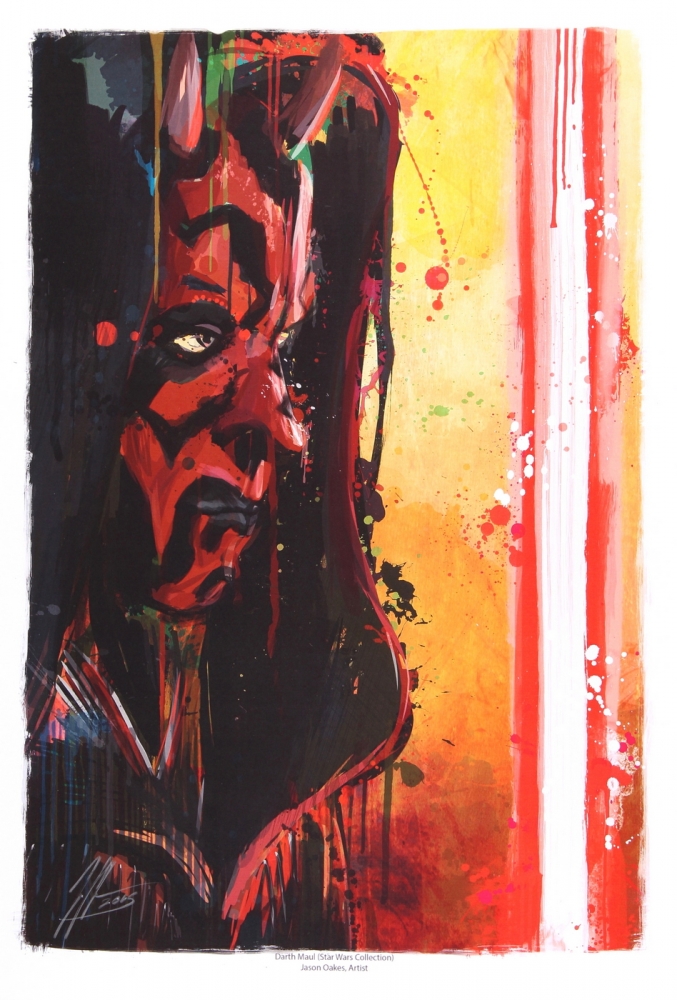 main_1-Jason-Oakes-Signed-Darth-Maul-Star-Wars-Limited-Edition-13-x-19-Lithograph-PA-COA-PristineAuction.com