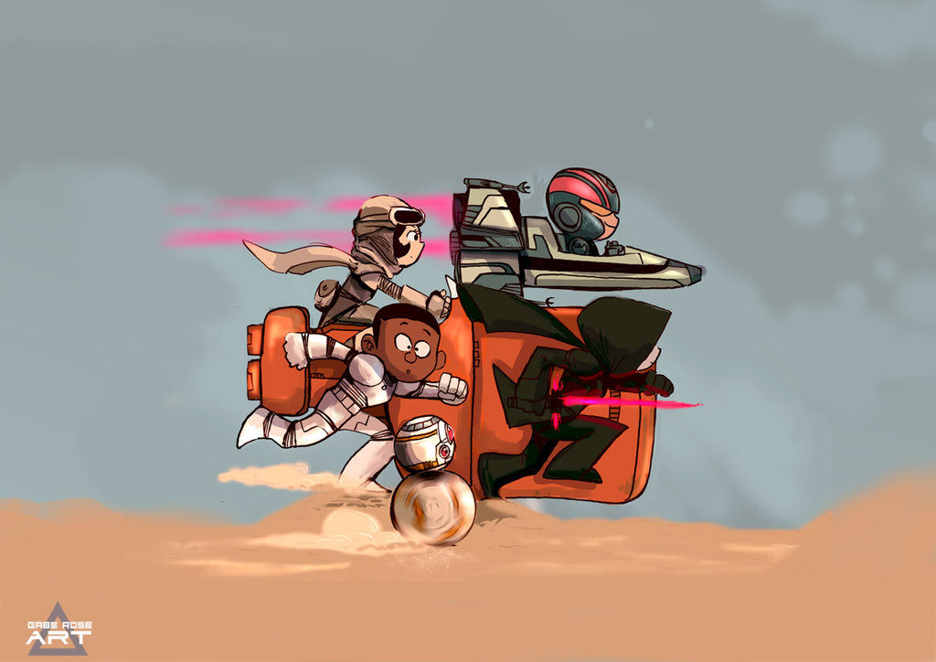 the_force_awakens_by_gaberoseart-d8rx787