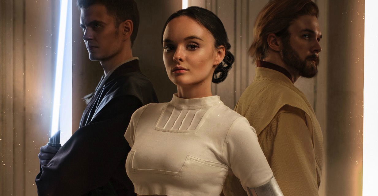 Cosplay tygodnia: Padme, Anakin i Obi-Wan z Ataku Klonów.