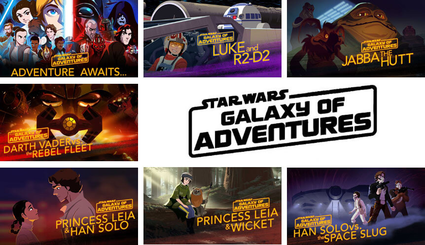 Świetni Vader, Jabba, Leia i więcej | „Galaxy of Adventures”